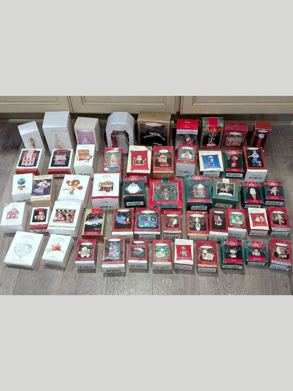 HUGE Lot of 52 Hallmark Keepsake Christmas Tree Ornaments